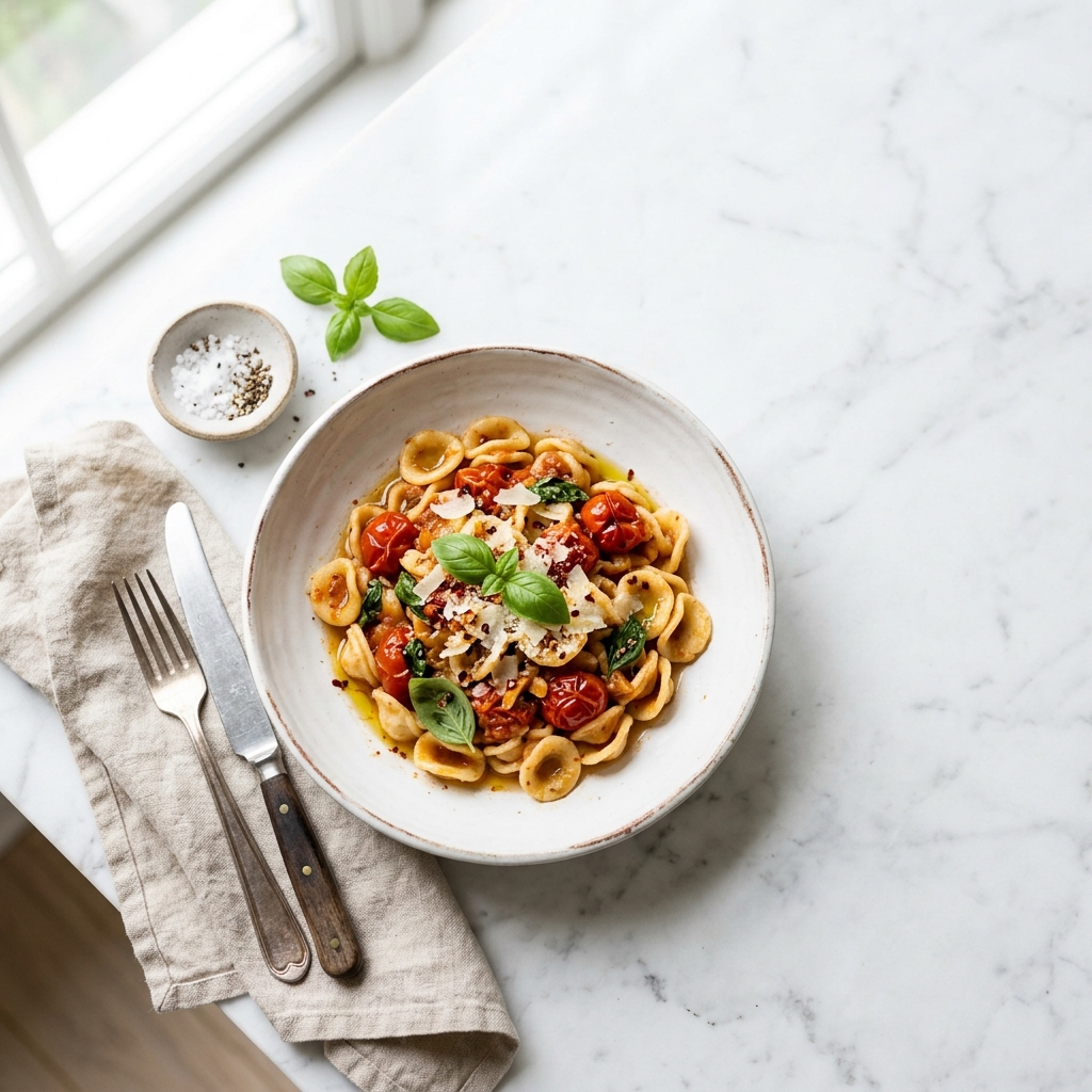 Rustic Tomato Basil Pasta