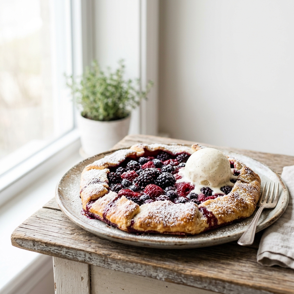 Rustic Mixed Berry Galette