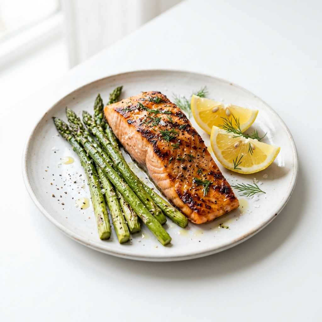 Pan-Seared Salmon with Lemon Butter Sauce